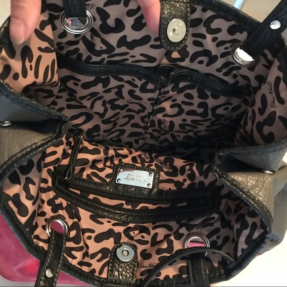 Nine West gray and pink colorblock tote - Picture 3 of 6